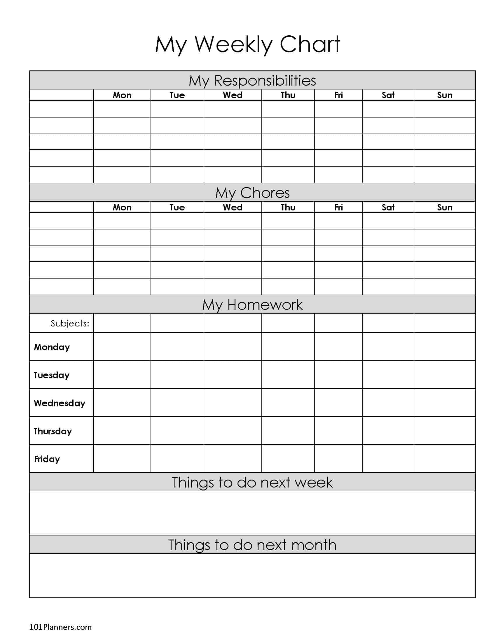 A List Of Chores For Teenagers With Free Chore Charts A List Of Chores For Teenagers With Free Chore Charts