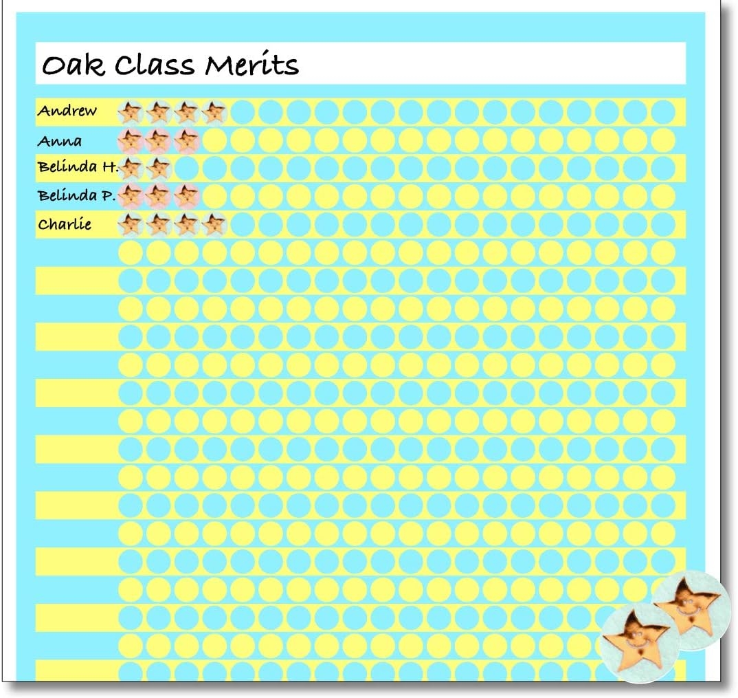 A3 Classroom Reward Chart With 720 10mm Gold Star Stickers BigaMart A3 Classroom Reward Chart With 720 10mm Gold Star Stickers BigaMart