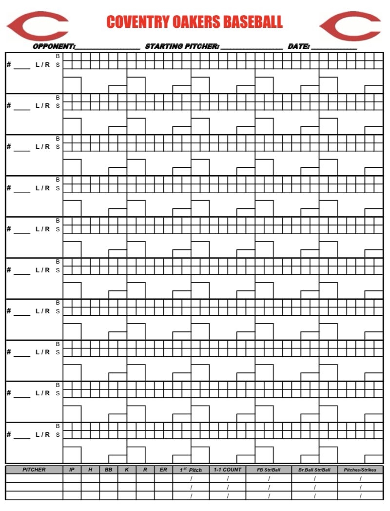 Also Have Pitching Charts If Interested Also Have Pitching Charts If Interested