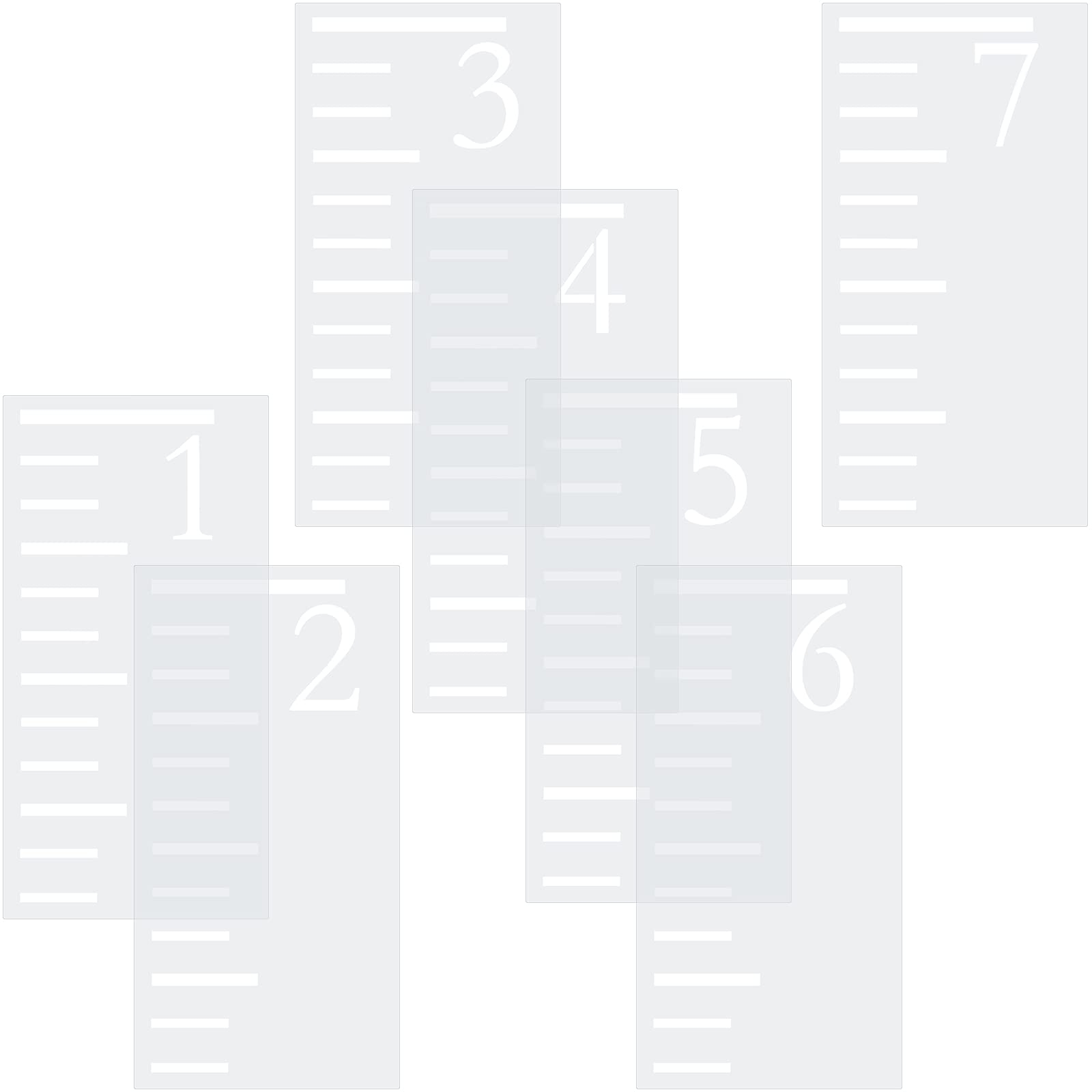 Amazon 7 Feet Growth Chart Stencil Kids Height Growth Chart Reusable Ruler Template Painting On Wood Measuring Kids Height Wall Decor Rustic Decor For Farmhouse 7 Pieces Baby