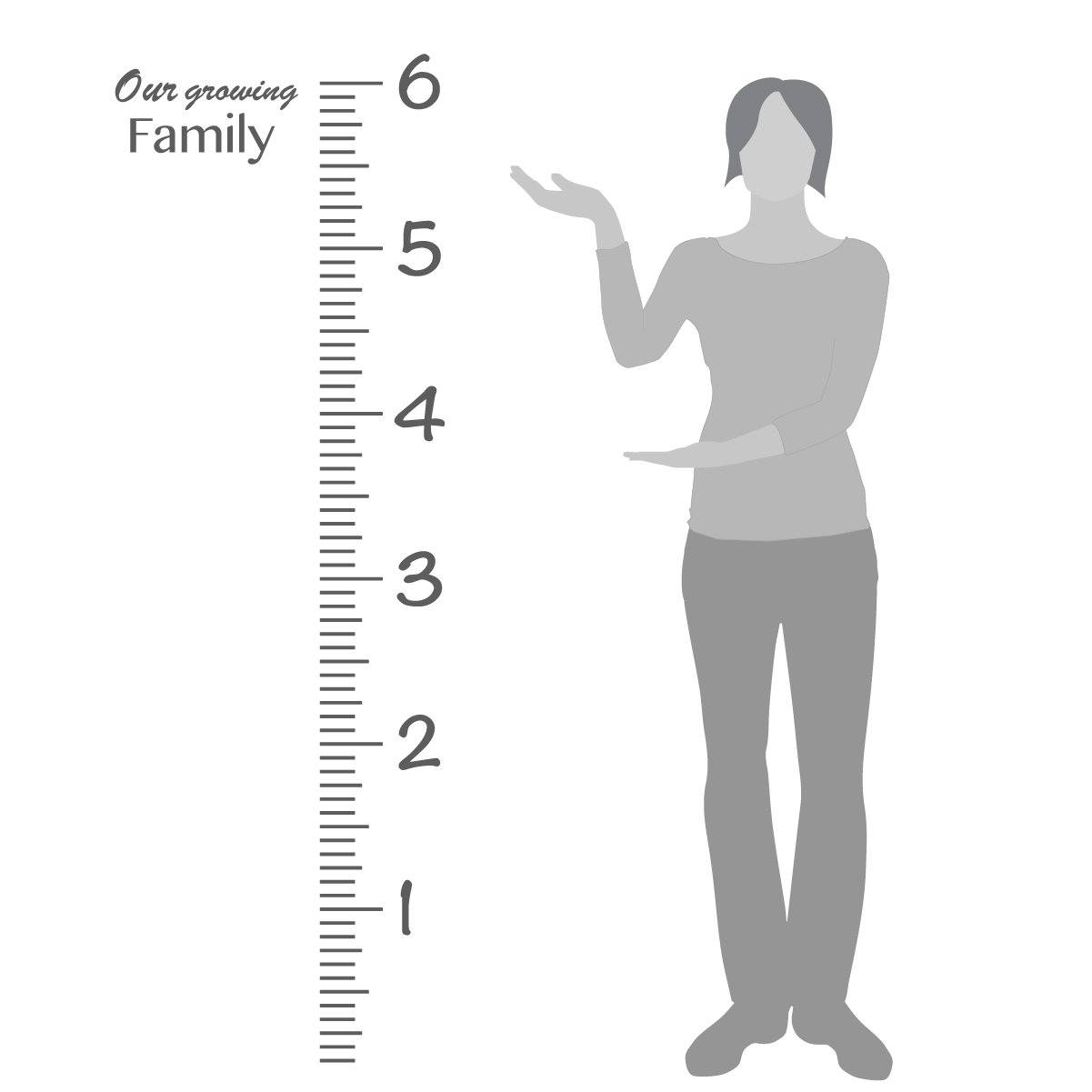 Life Size Printable Growth Chart Ruler