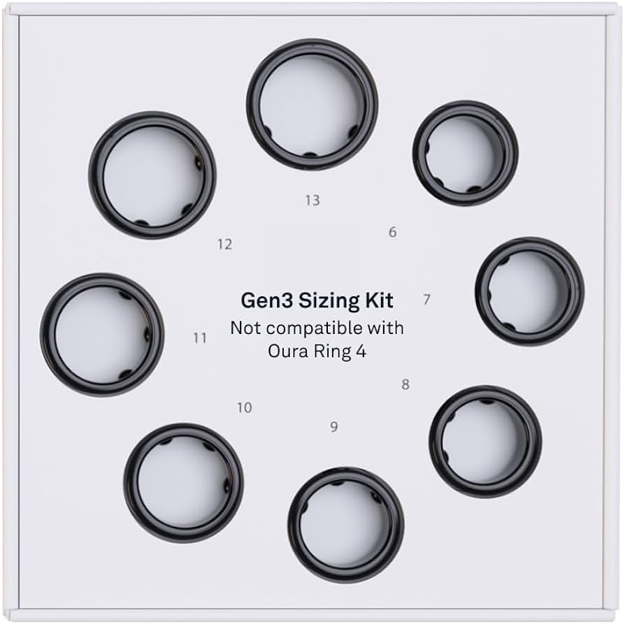 Amazon Oura Ring Gen3 Sizing Kit Size Before You Buy The Oura Ring Gen3 Unique Sizing Not Standard US Ring Sizes Receive Credit For Purchase Electronics