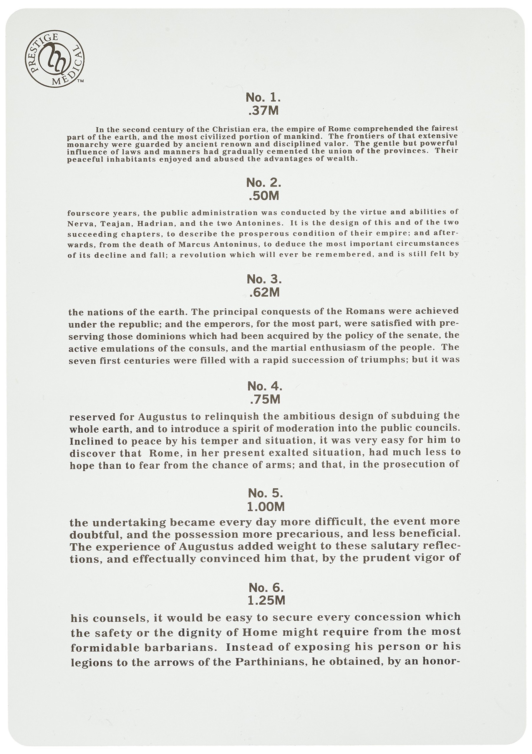 Amazon Prestige Medical Jaeger Eye Chart 0 60 Ounce Industrial Scientific Amazon Prestige Medical Jaeger Eye Chart 0 60 Ounce Industrial Scientific