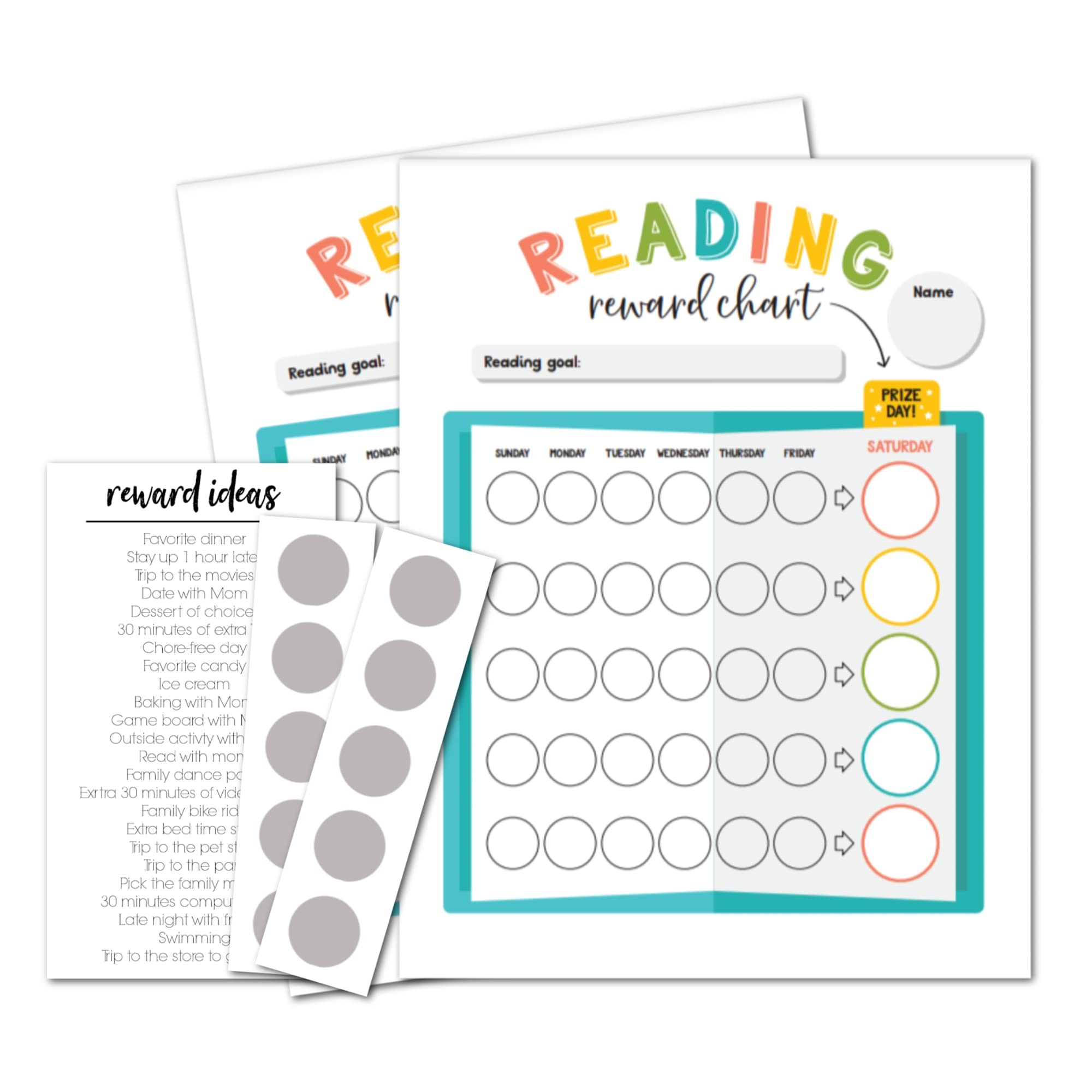 Free Printable Reading Reward Charts