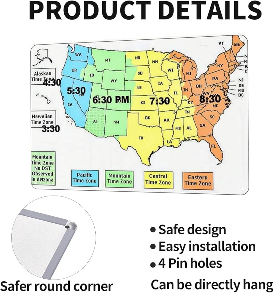 Printable Us Time Zone Chart Printable Us Time Zone Chart