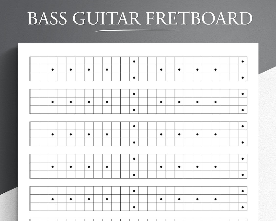 Bass Guitar Neck Diagram Printable Fretboard Chart PDF Etsy Hong Kong Bass Guitar Neck Diagram Printable Fretboard Chart PDF Etsy Hong Kong