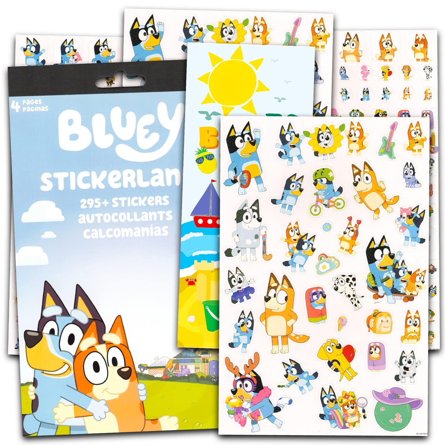 Beach Kids Bluey Potty Training Sticker Bundle Over 295 Reward Stickers For Toddlers Plus Door Hanger Party Favors Amazon au Toys Games
