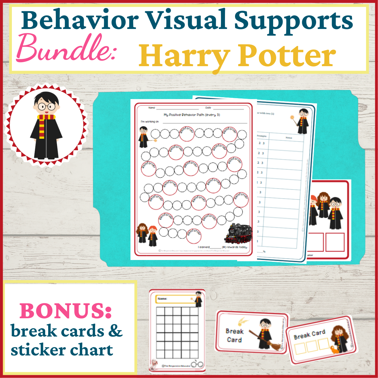 Behavior Visual Supports Harry Potter Made By Teachers Behavior Visual Supports Harry Potter Made By Teachers