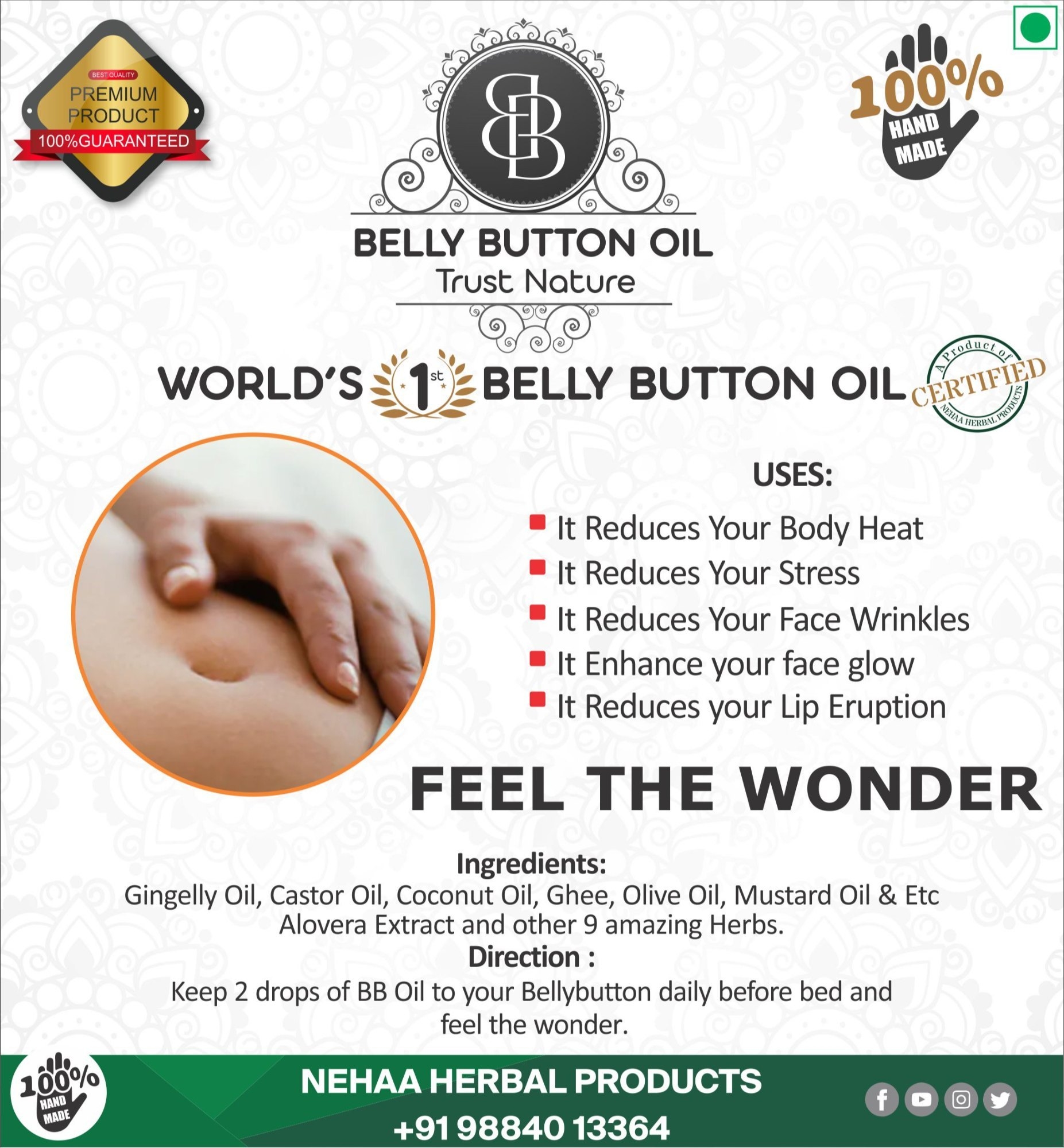 Belly Button Oil BB Oil 30 Ml At 250 piece In Dharmapuri ID 2851290706788 Belly Button Oil BB Oil 30 Ml At 250 piece In Dharmapuri ID 2851290706788