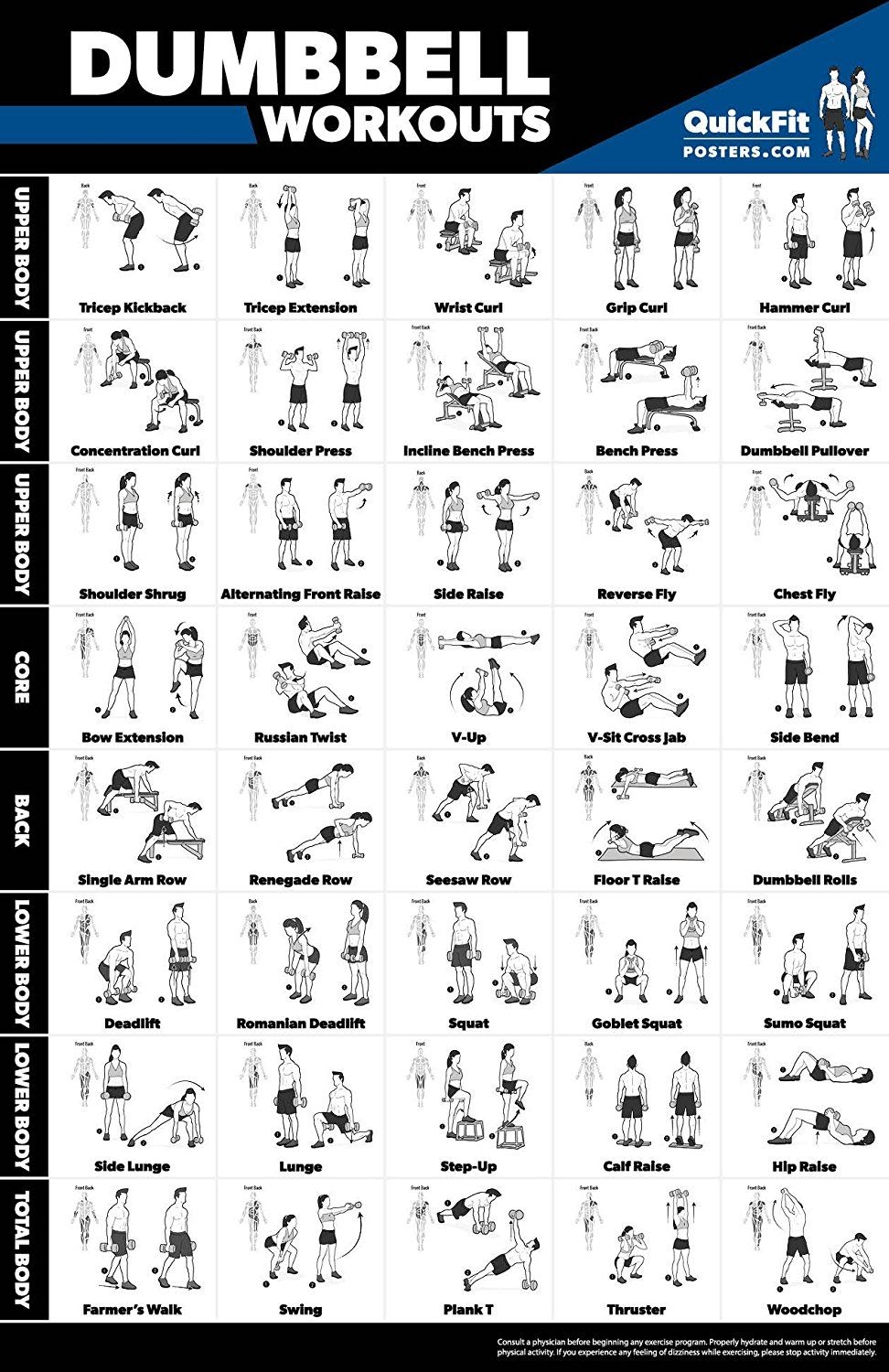Printable Bench Press Workout Chart