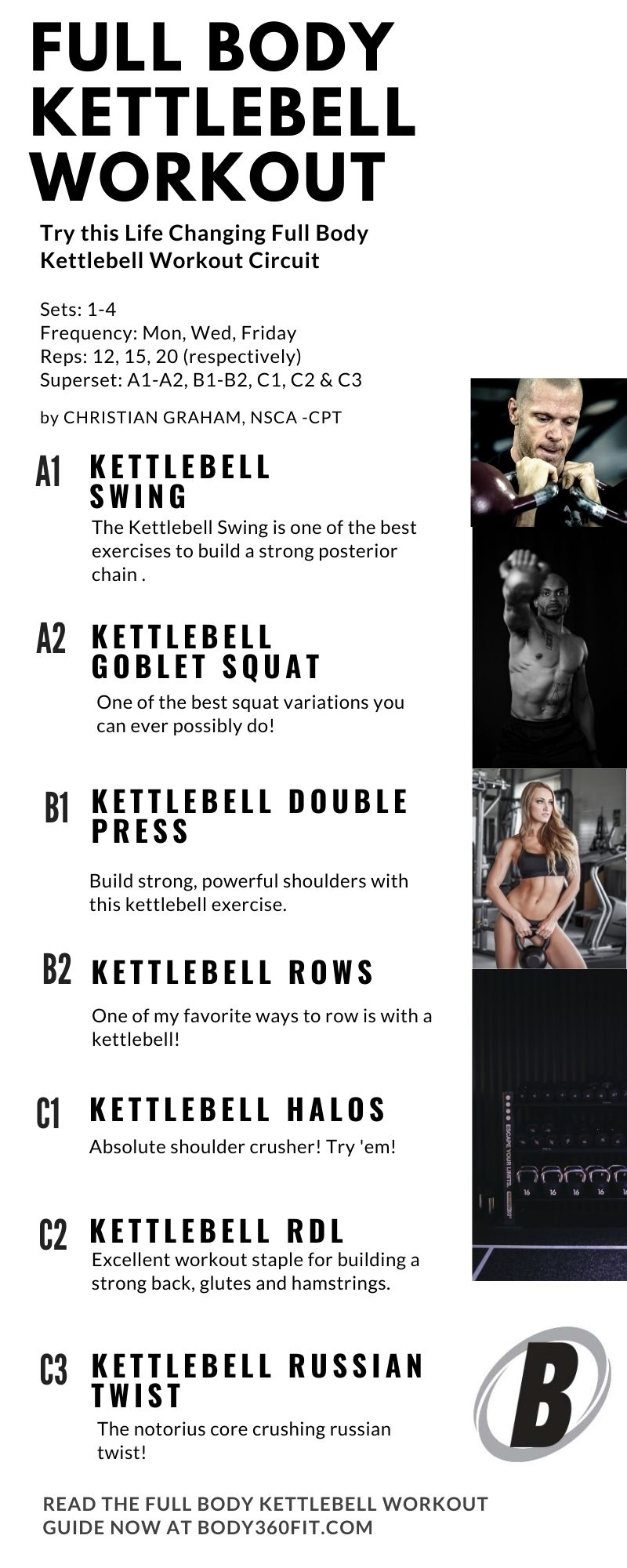 Best Full Body Kettlebell Workout PDF 