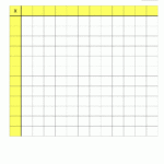 Blank Multiplication Charts Up To 12x12
