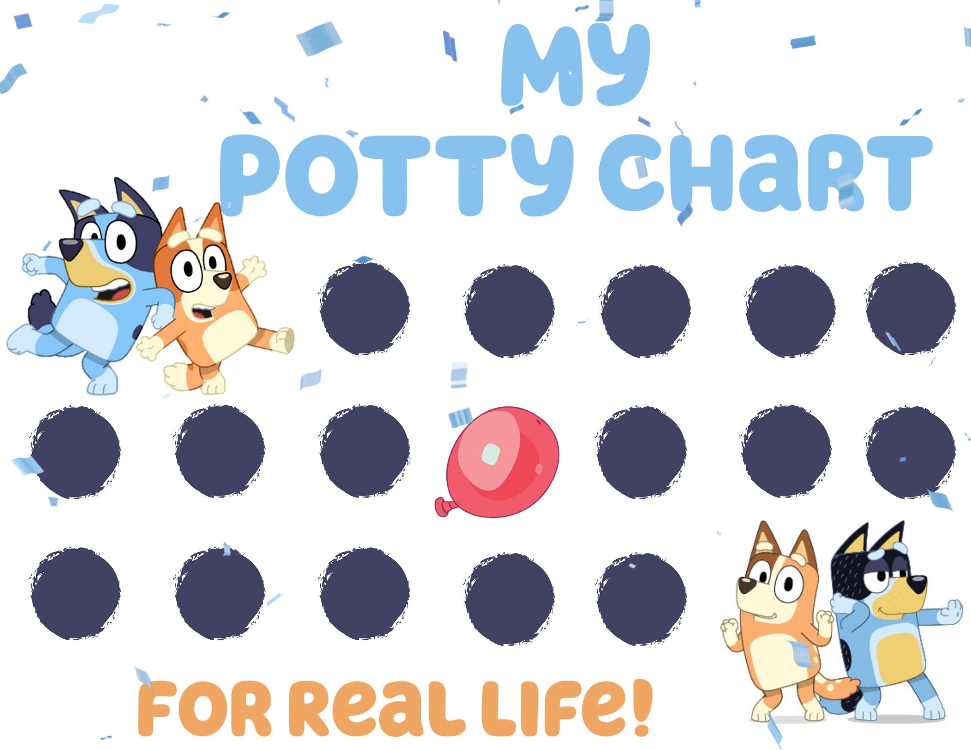 Bluey Potty Chart bluey Potty Chart Potty Training Chart Potty Training Chart Template Printable Chart For Kids Downloadable Chart Etsy Australia