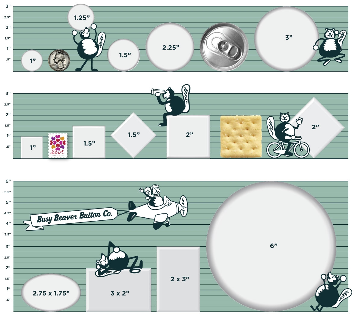 Button Size Chart Printable Button Size Chart Printable