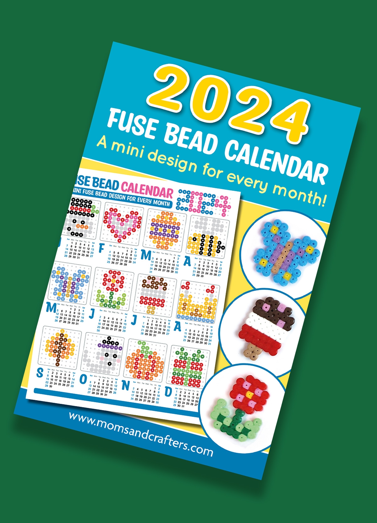 Calendar Fuse Bead Templates 2025 Updated Moms And Crafters