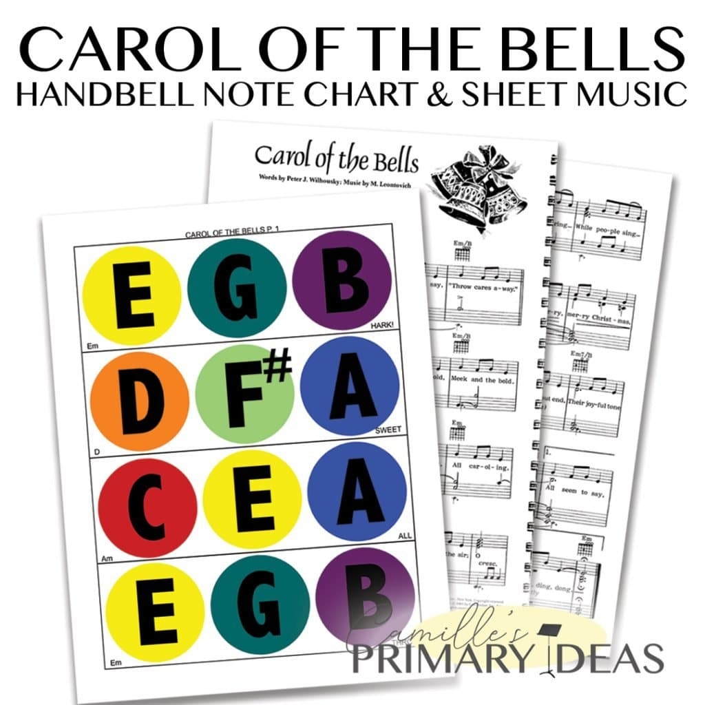 Carol Of The Bells Handbell Note Chart Sheet Music Camille s Primary Ideas Carol Of The Bells Handbell Note Chart Sheet Music Camille s Primary Ideas