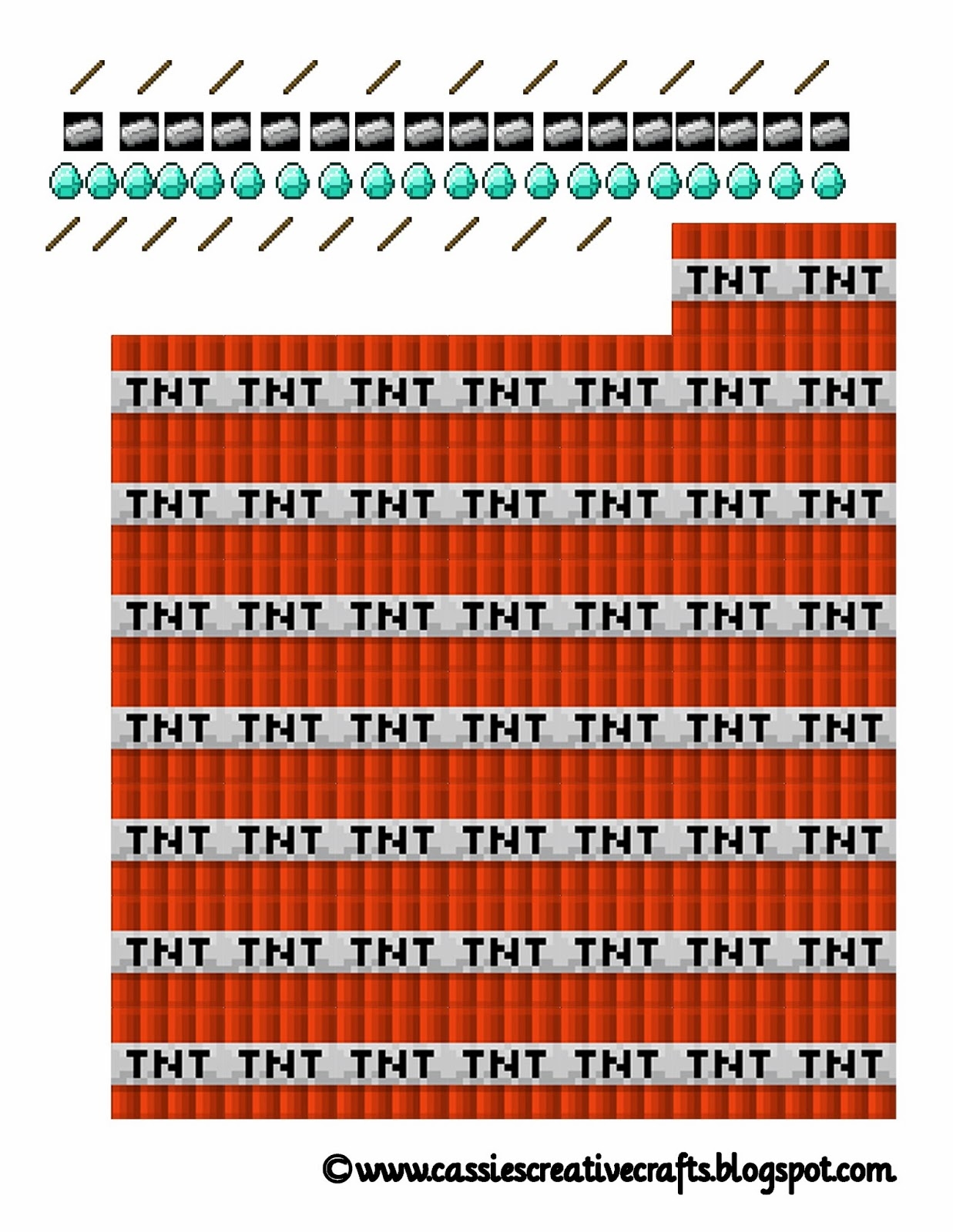 Minecraft Chore Chart Printable