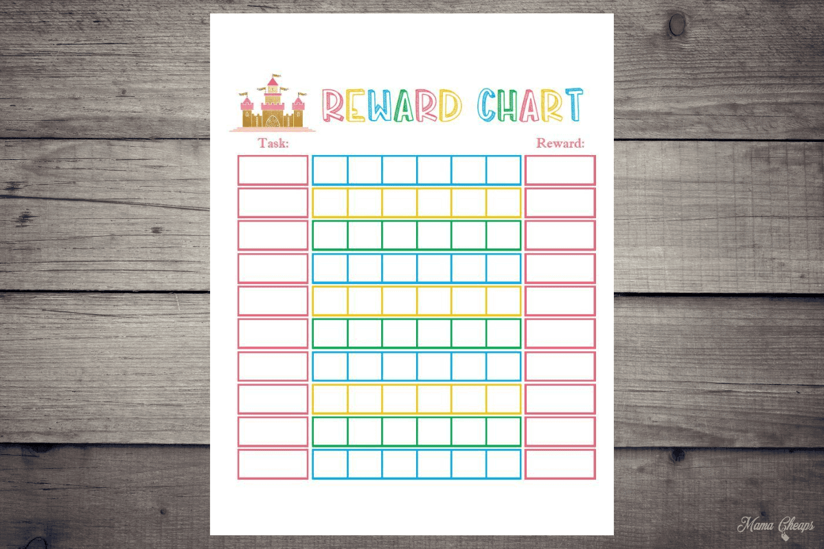 Castle Themed Reward Chart Printable For Kids Mama Cheaps Castle Themed Reward Chart Printable For Kids Mama Cheaps