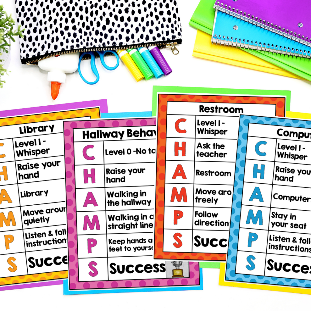 CHAMPS Behavior Management Editable Notebook Mrs B s Beehive