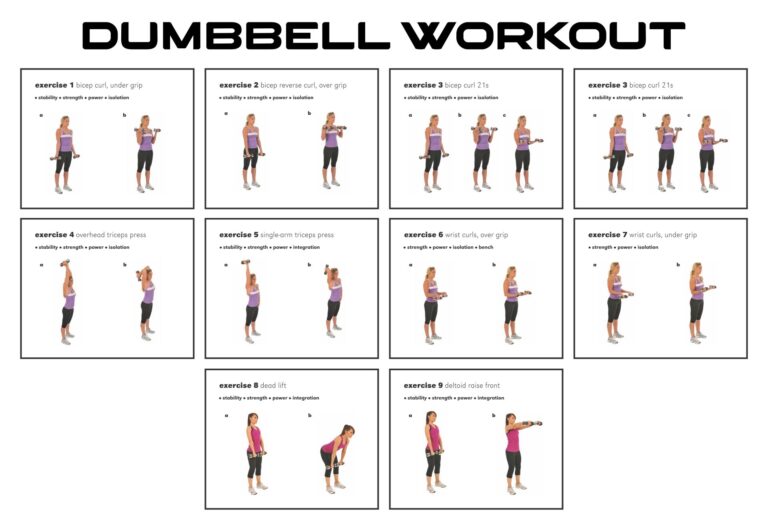 Chart Dumbbell Exercises At Home Pdf Schedule Printable Dumbbell Workout Dumbbell Workout Home Workout