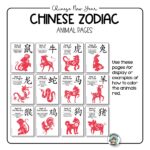 Chinese Zodiac Animals Coloring Pages