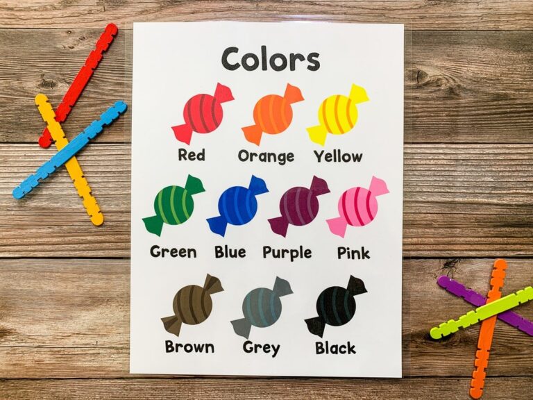 Color Chart Colors Printable Classroom Poster Homeschool Printable Classroom Decor Learning And School Preschool Printable Etsy