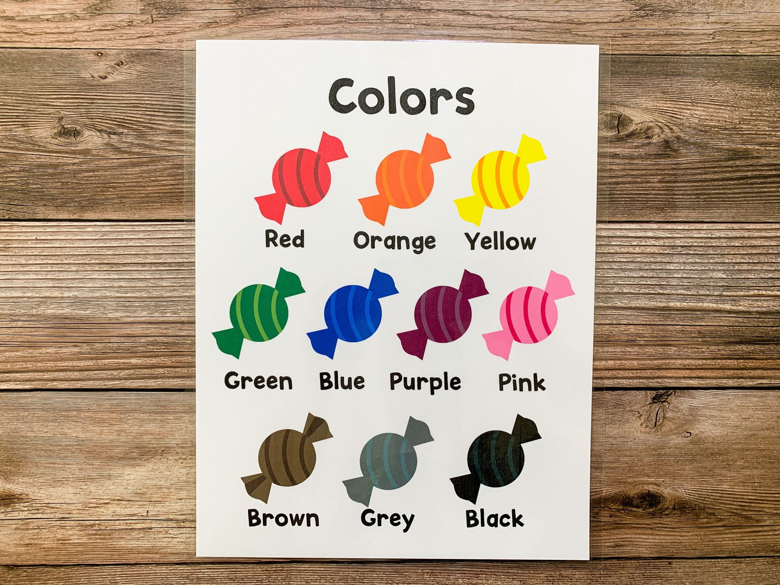 Color Chart Colors Printable Classroom Poster Homeschool Color Chart Colors Printable Classroom Poster Homeschool