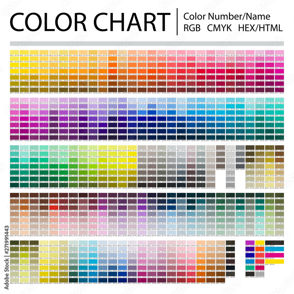 Free Printable Rgb Color Chart
