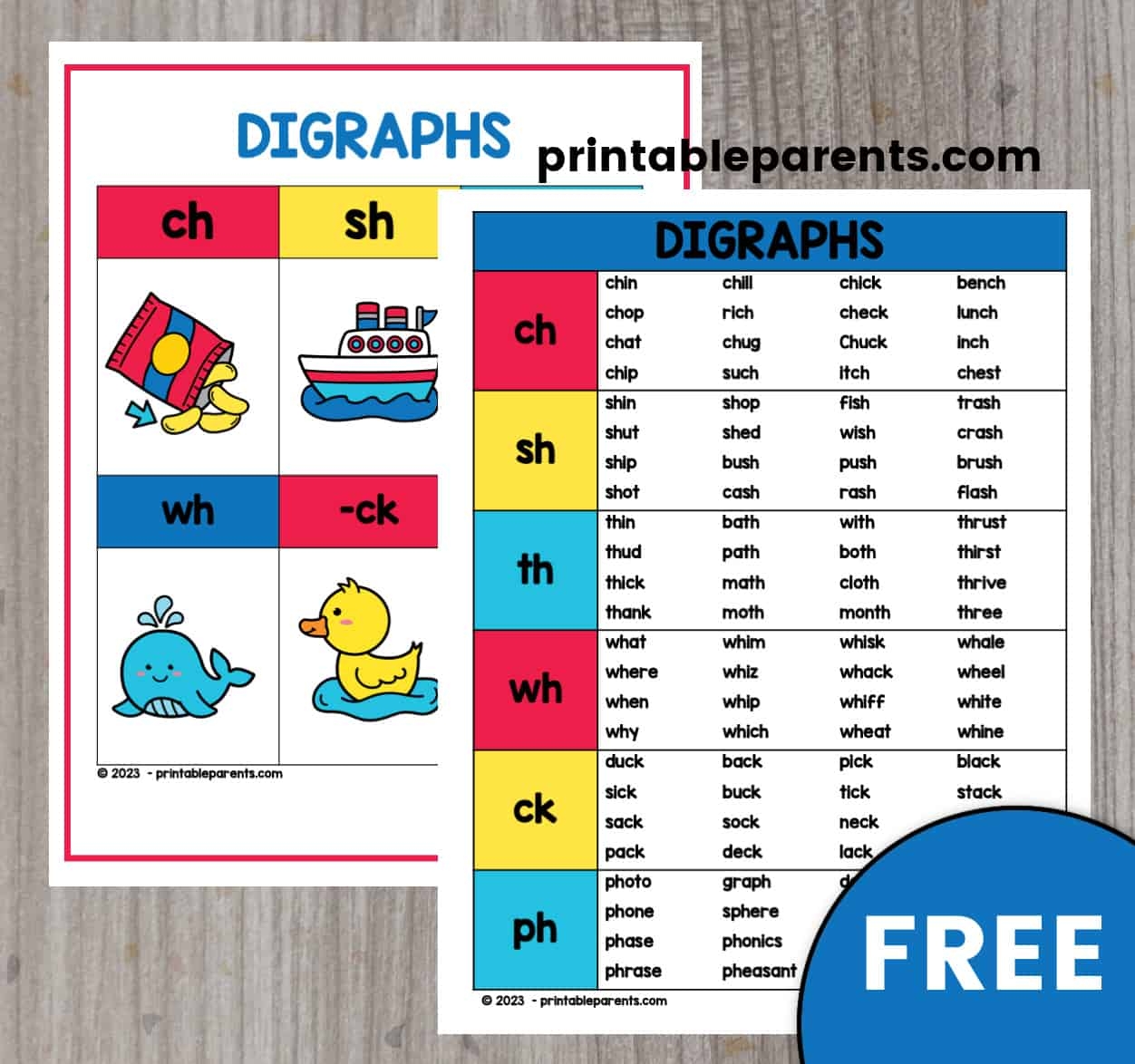 Consonant Digraphs List Printable Parents Consonant Digraphs List Printable Parents