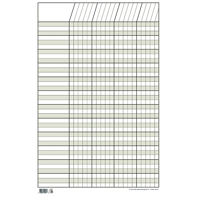 Creative Teaching Press White Small Vertical Incentive Chart 14 1 4 X 22 CTP5071 TeachersParadise Creative Teaching Press White Small Vertical Incentive Chart 14 1 4 X 22 CTP5071 TeachersParadise