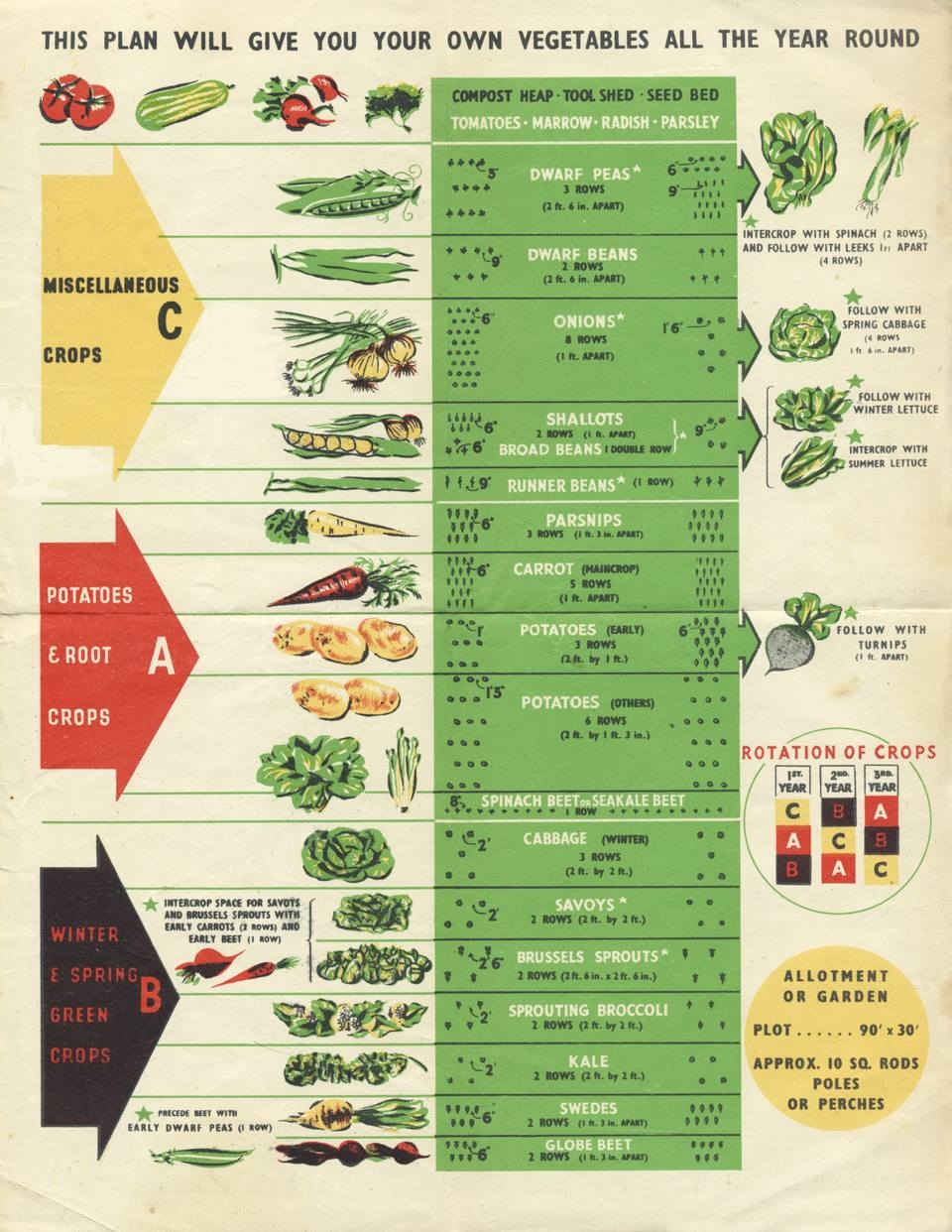 Crop Rotation The Three Year Crop Rotation Plan