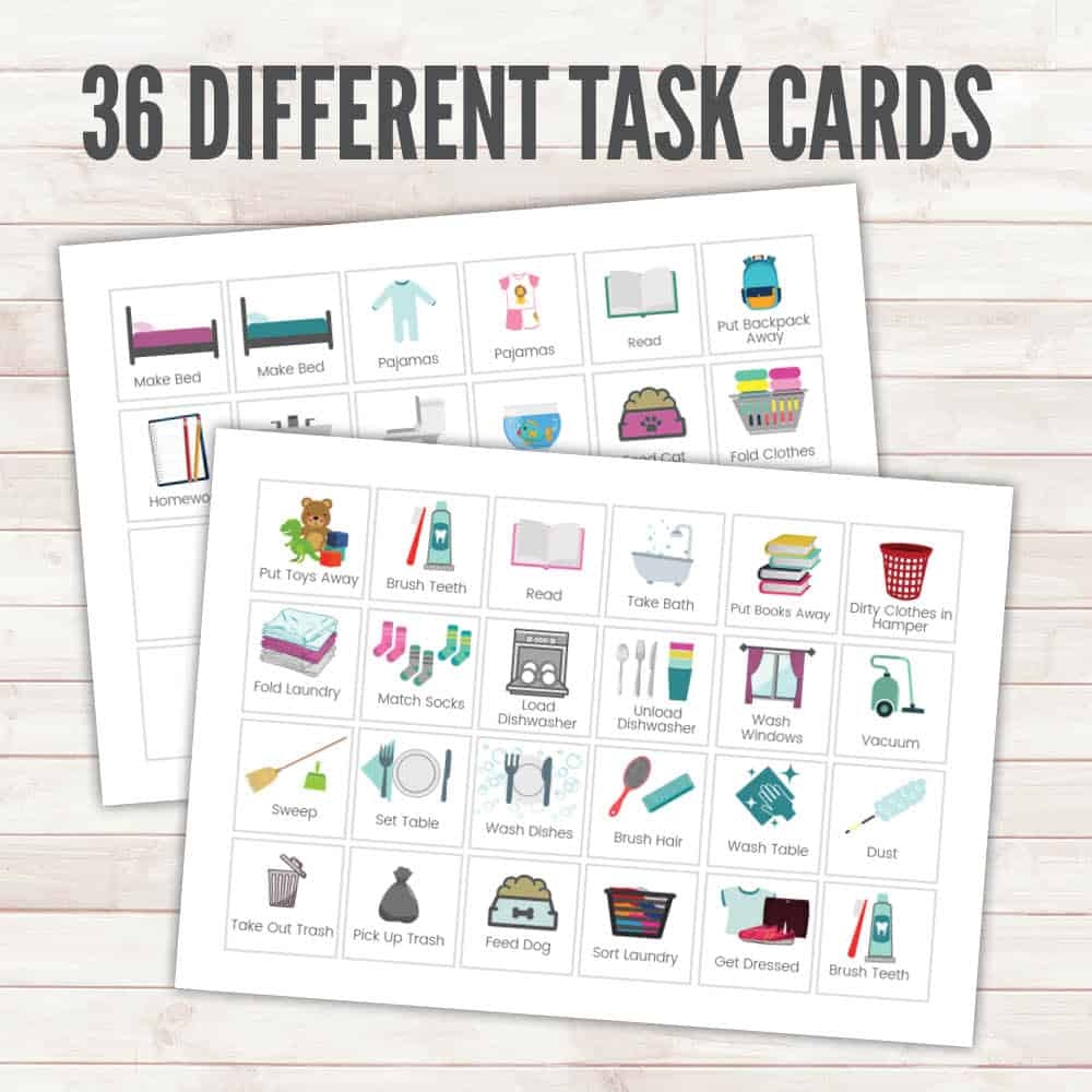 Customizable Picture Chore Chart To Organize Your Kid s Daily Schedule Customizable Picture Chore Chart To Organize Your Kid s Daily Schedule