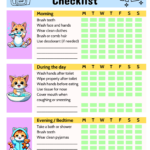 Daily Hygiene Checklist For Children Printable Hygiene Routine Chart For Kids Free Social Work Tools And Resources SocialWorkersToolbox