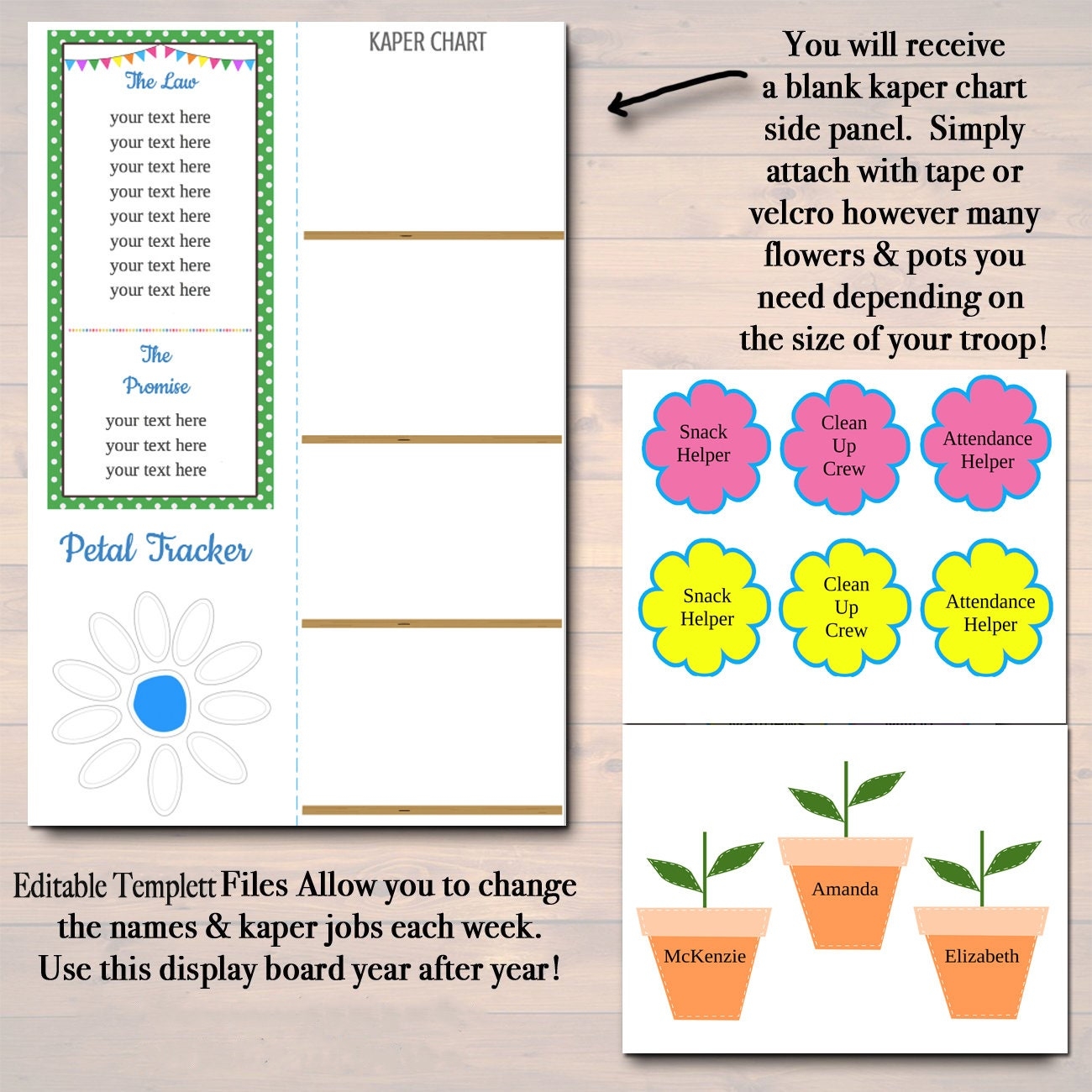 Daisy Kaper Chart Free Printable