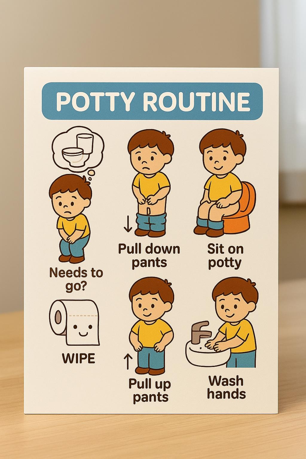 Daniel Tiger Potty Training Chart Printable Etsy