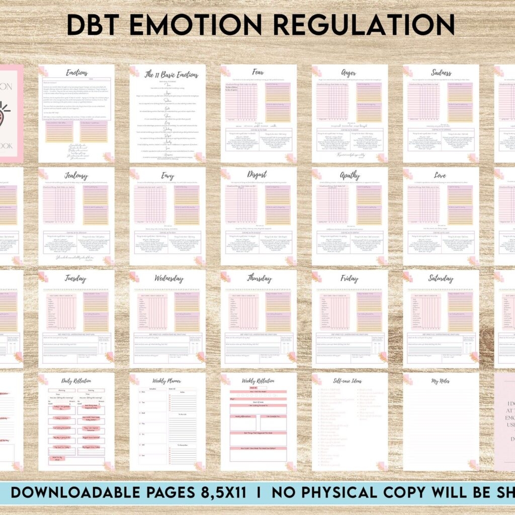DBT Templates Streamline Your Therapy Progress KDP Interior