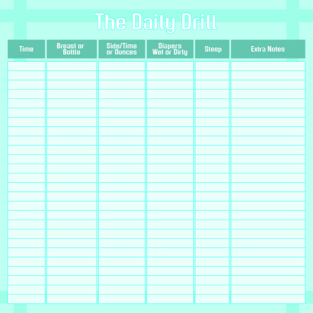 Diaper Changing Log 12 Free PDF Printables Printablee Diaper Changing Log 12 Free PDF Printables Printablee