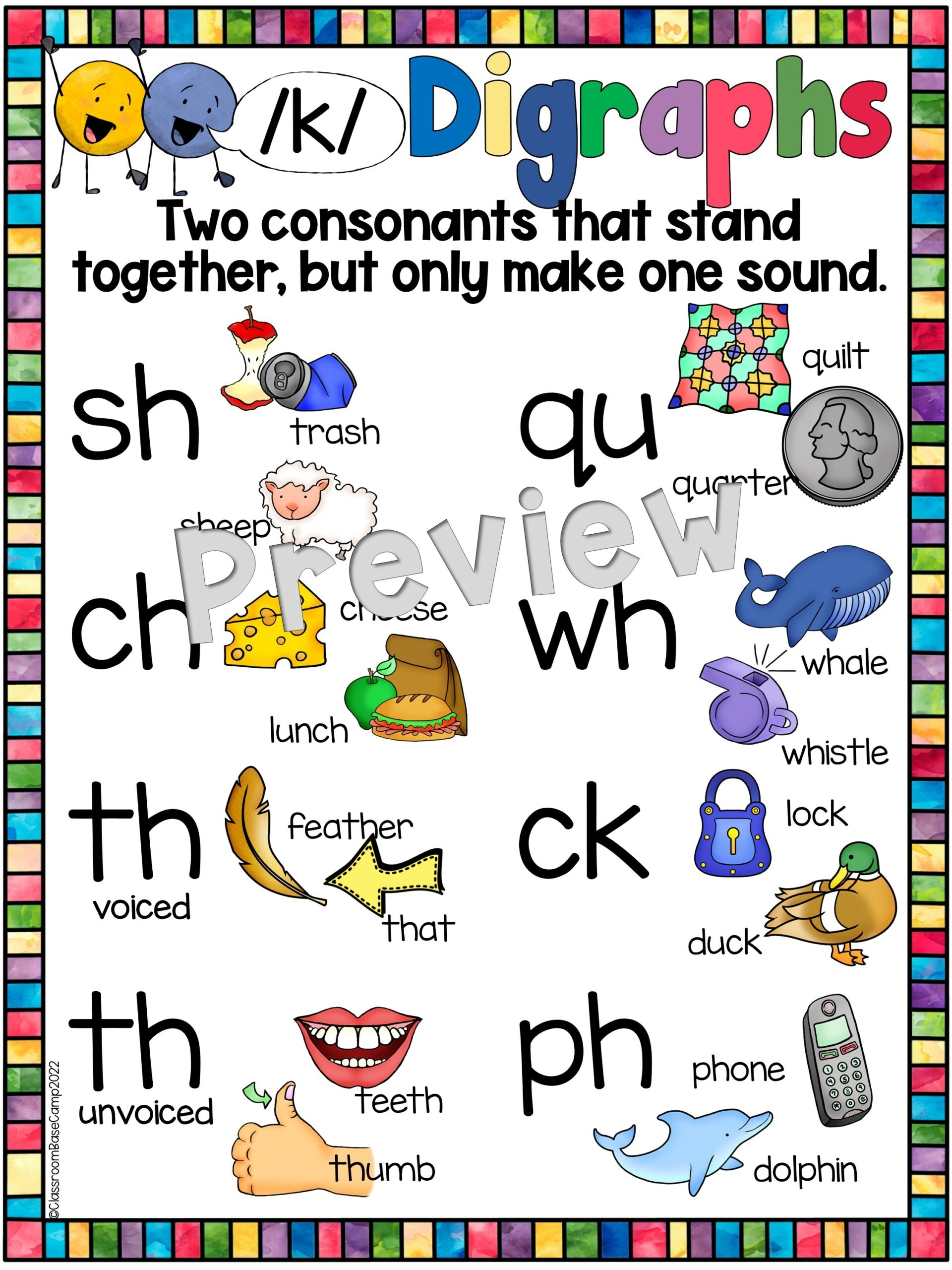 Digraphs Orton Gillingham Digraph Worksheets Made By Teachers