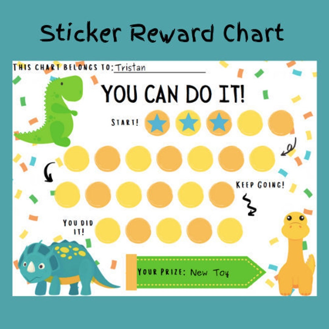 Free Printable Dinosaur Reward Chart Printable