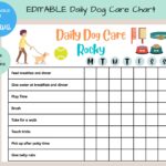 Dog Care Printable Planner Dog Care Tracker Puppy Feeding Schedule Pet Chores Chart Kids Chores Log Editable Printable Etsy