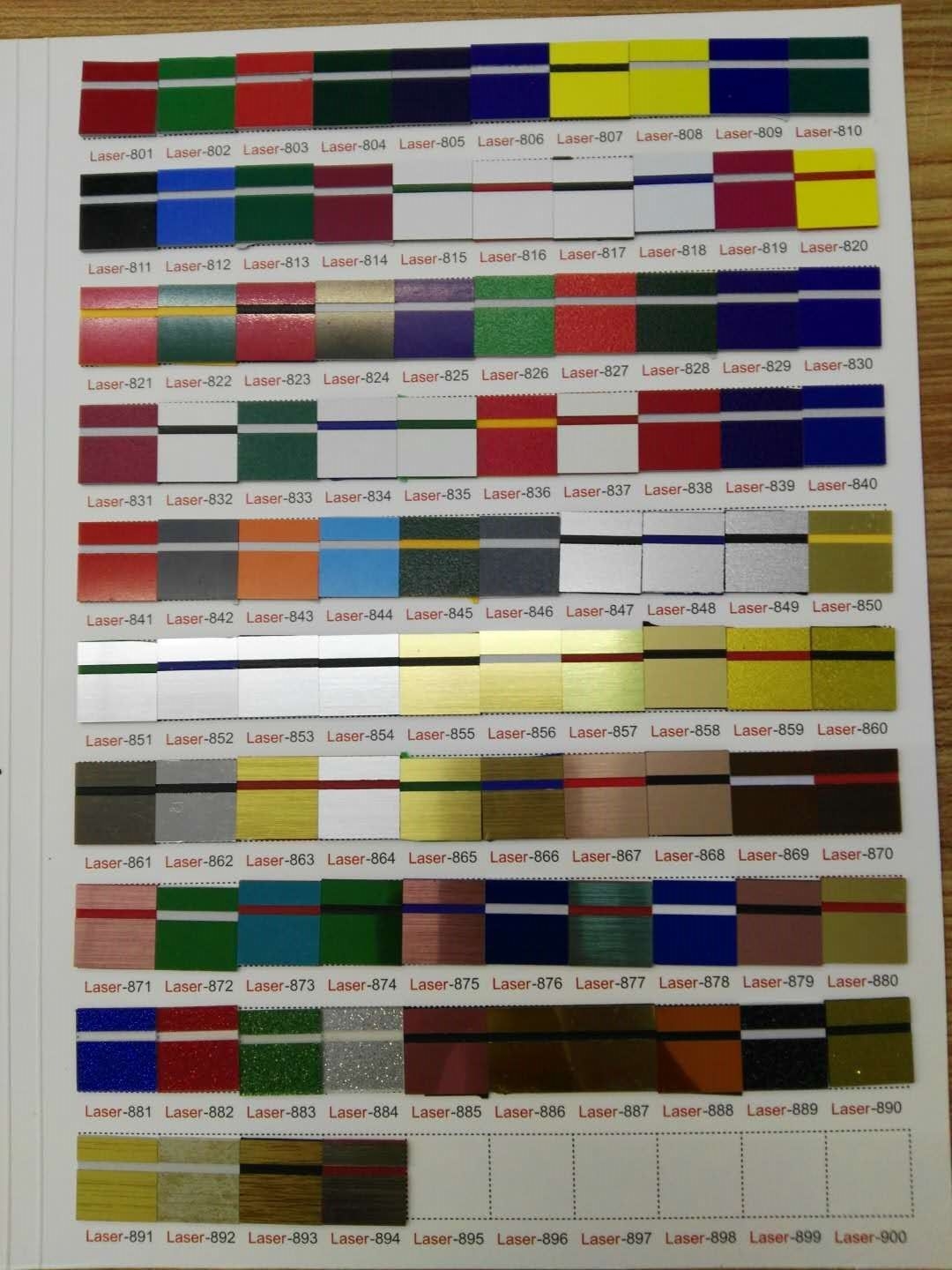 Double Color Plastic Raw Material Price Engraving Laserable ABS Double Color Sheet ABS Plastics Double Color Sheet ABS Sheet Made in China