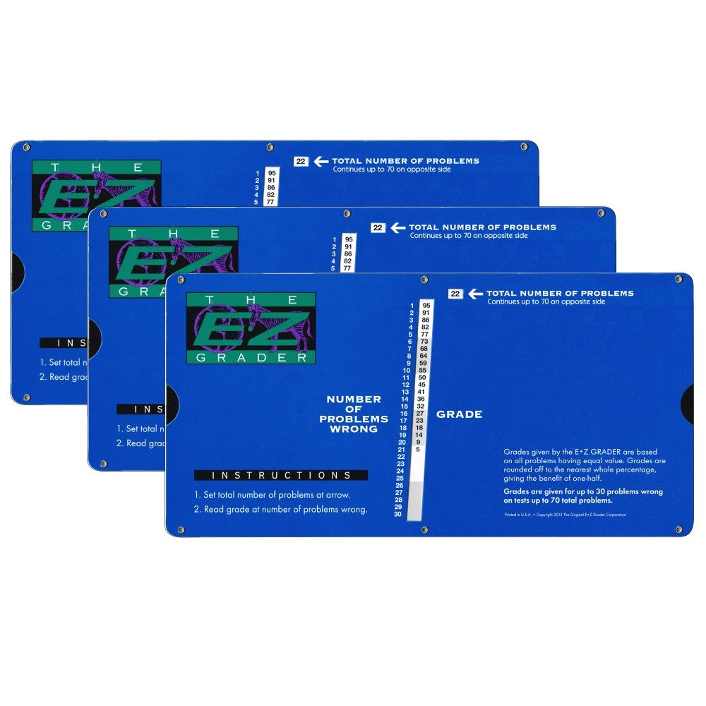 E Z Grader Large Print Blue Pack Of 3 At Lowes E Z Grader Large Print Blue Pack Of 3 At Lowes