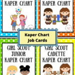 Easy Girl Scout Kaper Chart Idea Troop Leader