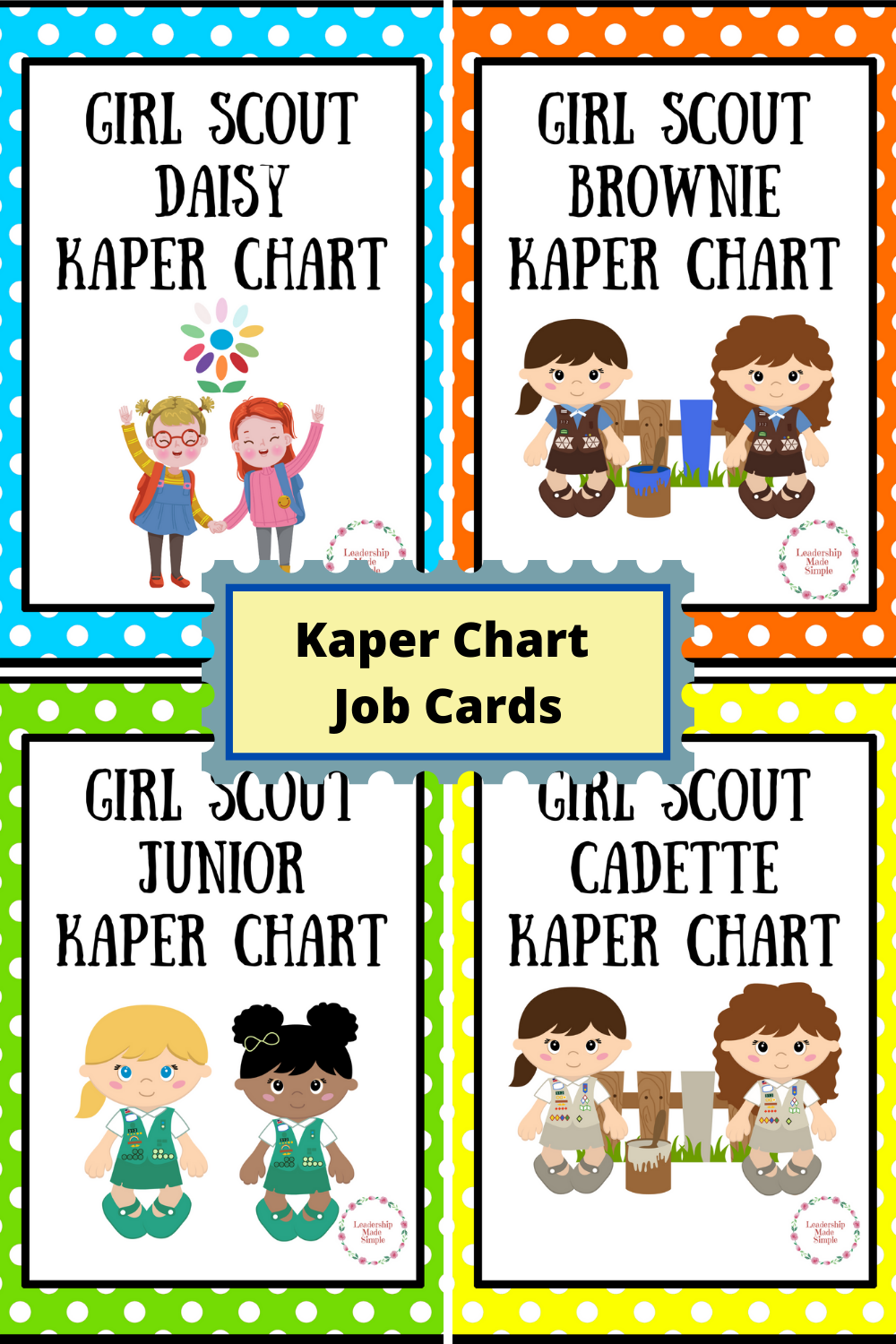 Easy Girl Scout Kaper Chart Idea Troop Leader