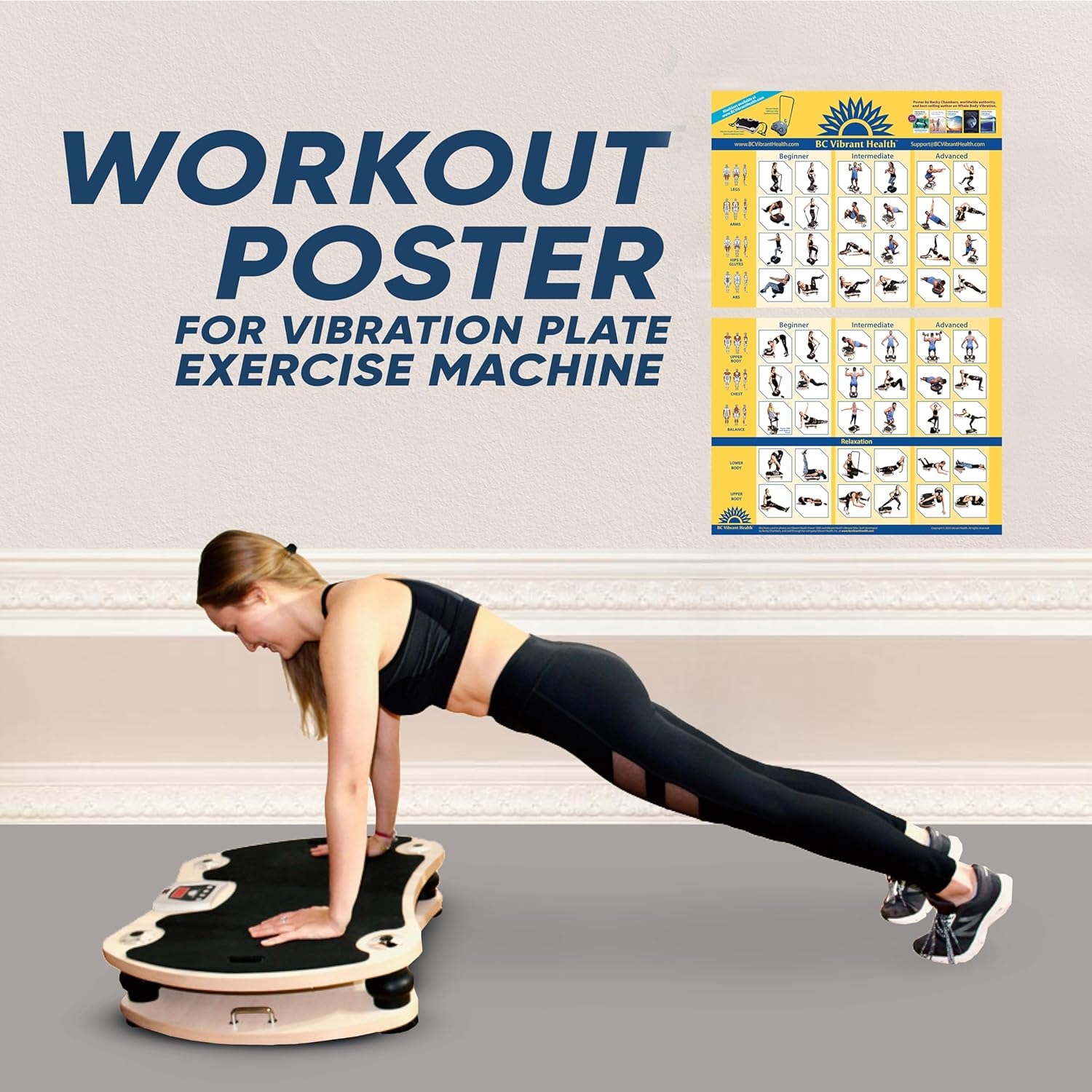 Exercise Chart For Full Body Vibration Plate Machine UK Ubuy