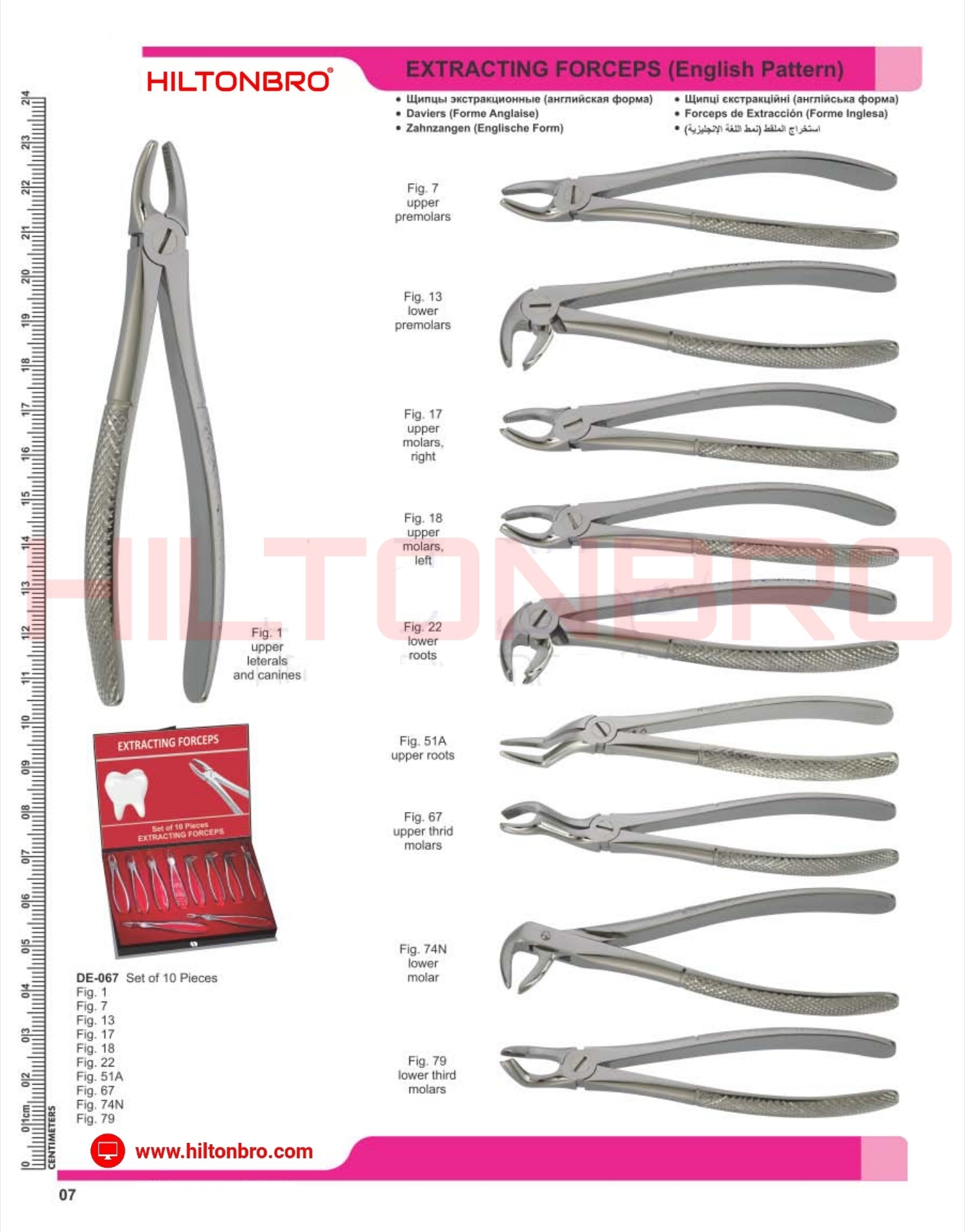 Extracting Forceps HILTONBRO Extracting Forceps HILTONBRO
