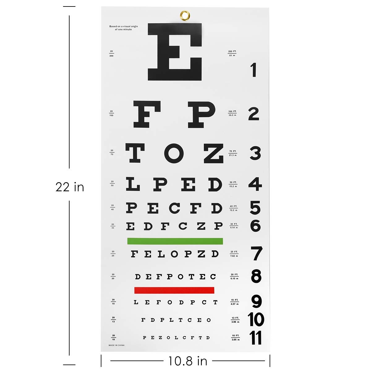 Free Printable Eye Test Chart Pdf