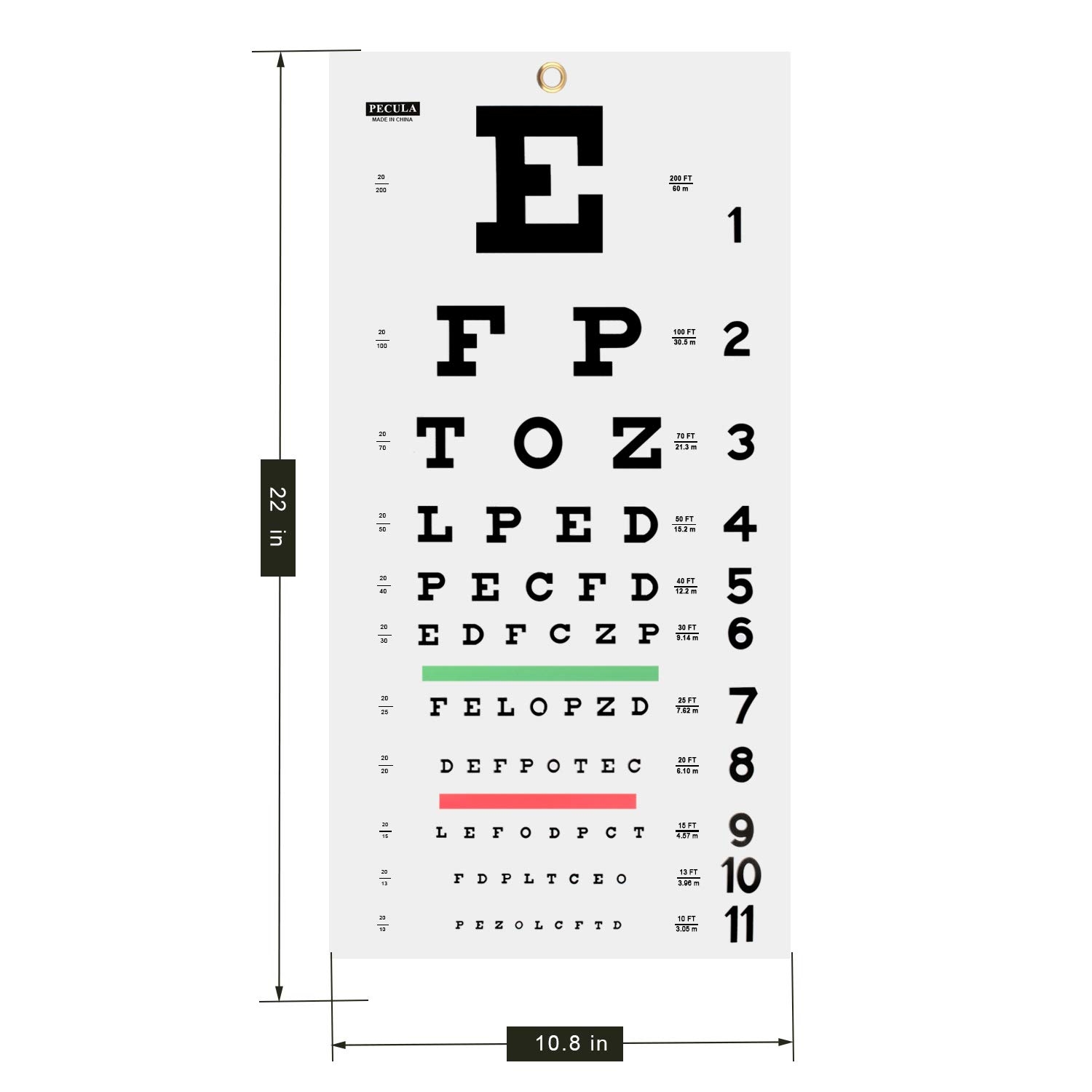 Printable Eye Chart 10 Feet Pdf