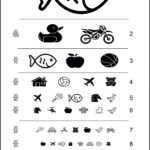 Eye Test Chart For Kids PRINT READY Etsy