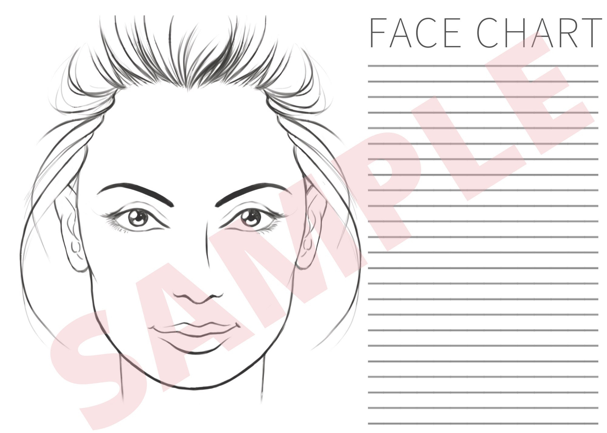 Face Chart Printable